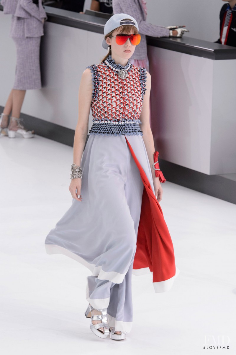 Kiki Willems featured in  the Chanel fashion show for Spring/Summer 2016