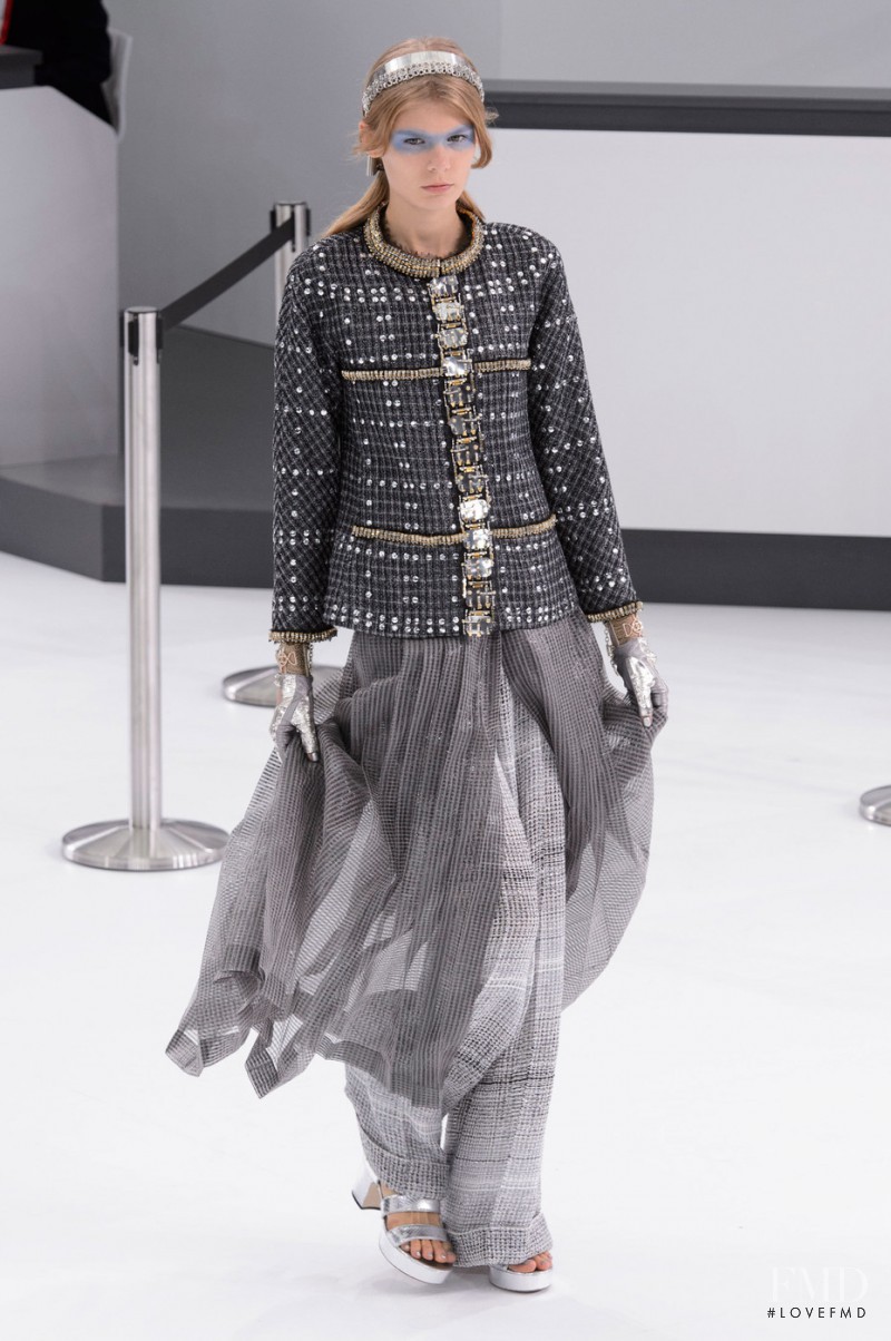 Alexandra Elizabeth Ljadov featured in  the Chanel fashion show for Spring/Summer 2016