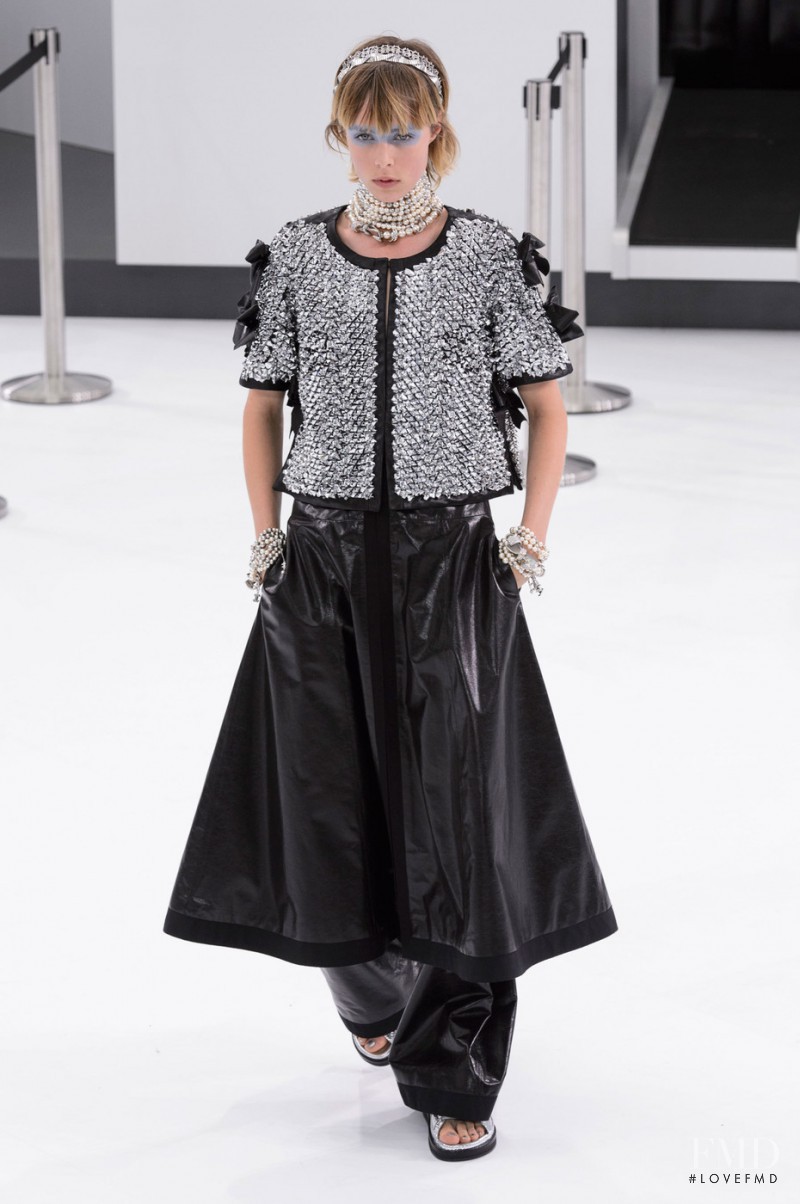 Edie Campbell featured in  the Chanel fashion show for Spring/Summer 2016