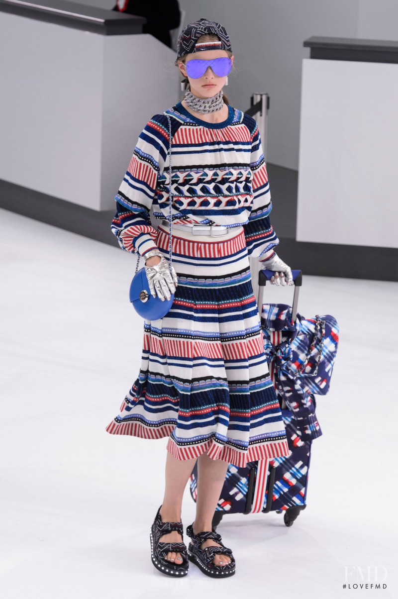 Avery Blanchard featured in  the Chanel fashion show for Spring/Summer 2016