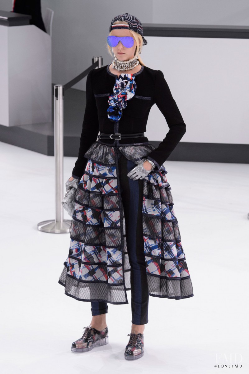Harleth Kuusik featured in  the Chanel fashion show for Spring/Summer 2016