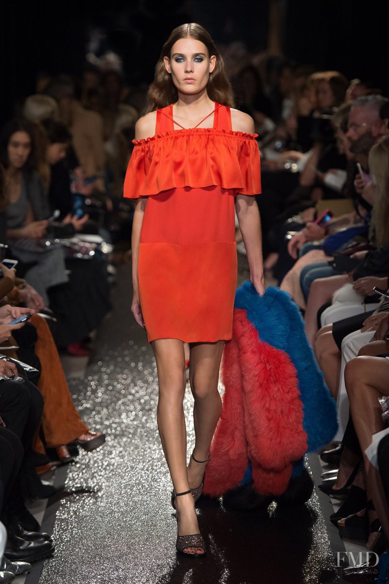 Vera Van Erp featured in  the Sonia Rykiel fashion show for Spring/Summer 2016