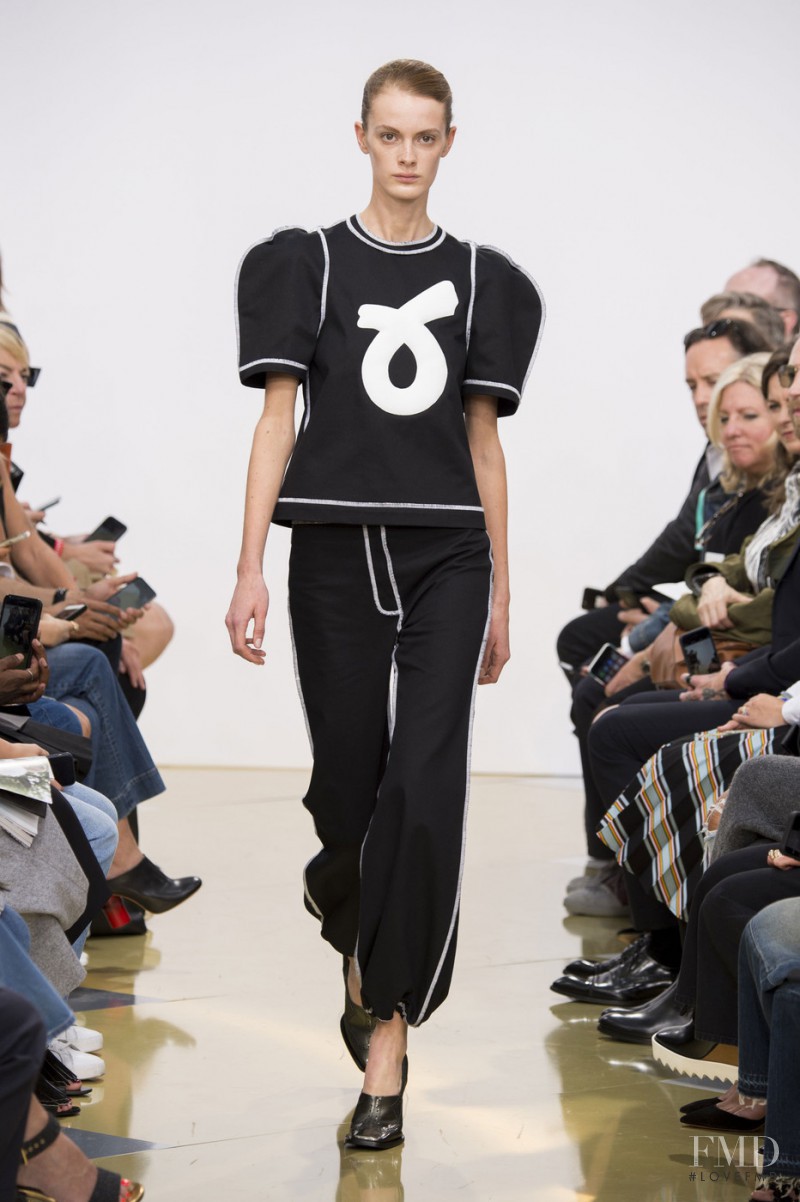 Emily Astrup featured in  the J.W. Anderson fashion show for Spring/Summer 2016