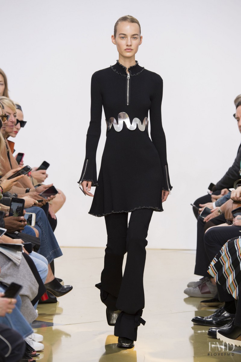 Maartje Verhoef featured in  the J.W. Anderson fashion show for Spring/Summer 2016