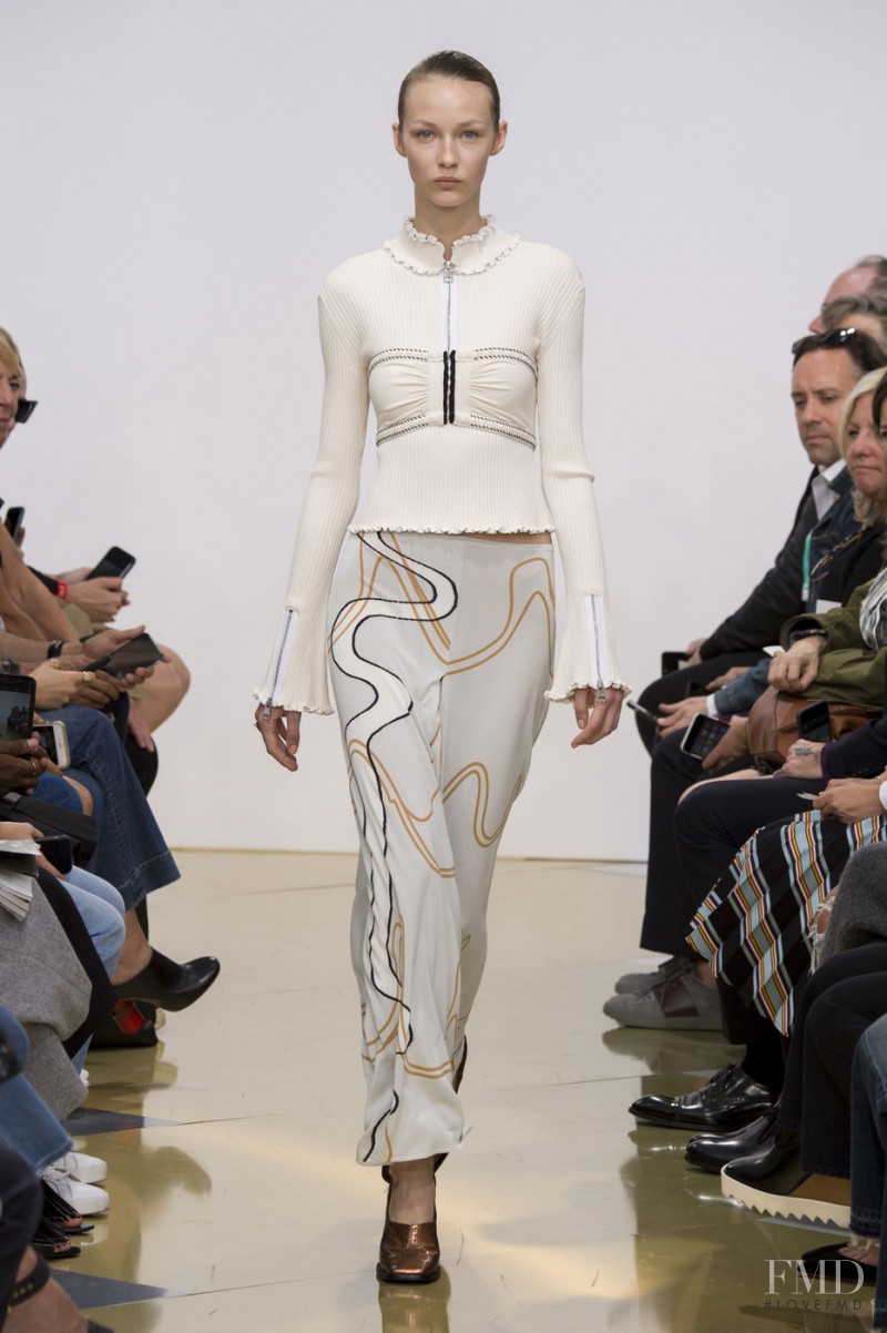 Ala Sekula featured in  the J.W. Anderson fashion show for Spring/Summer 2016