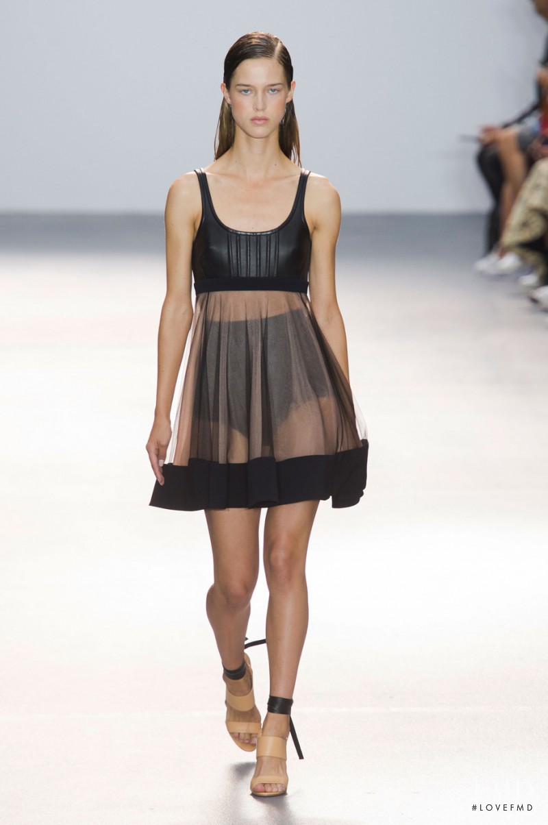 Julia Jamin featured in  the David Koma fashion show for Spring/Summer 2016