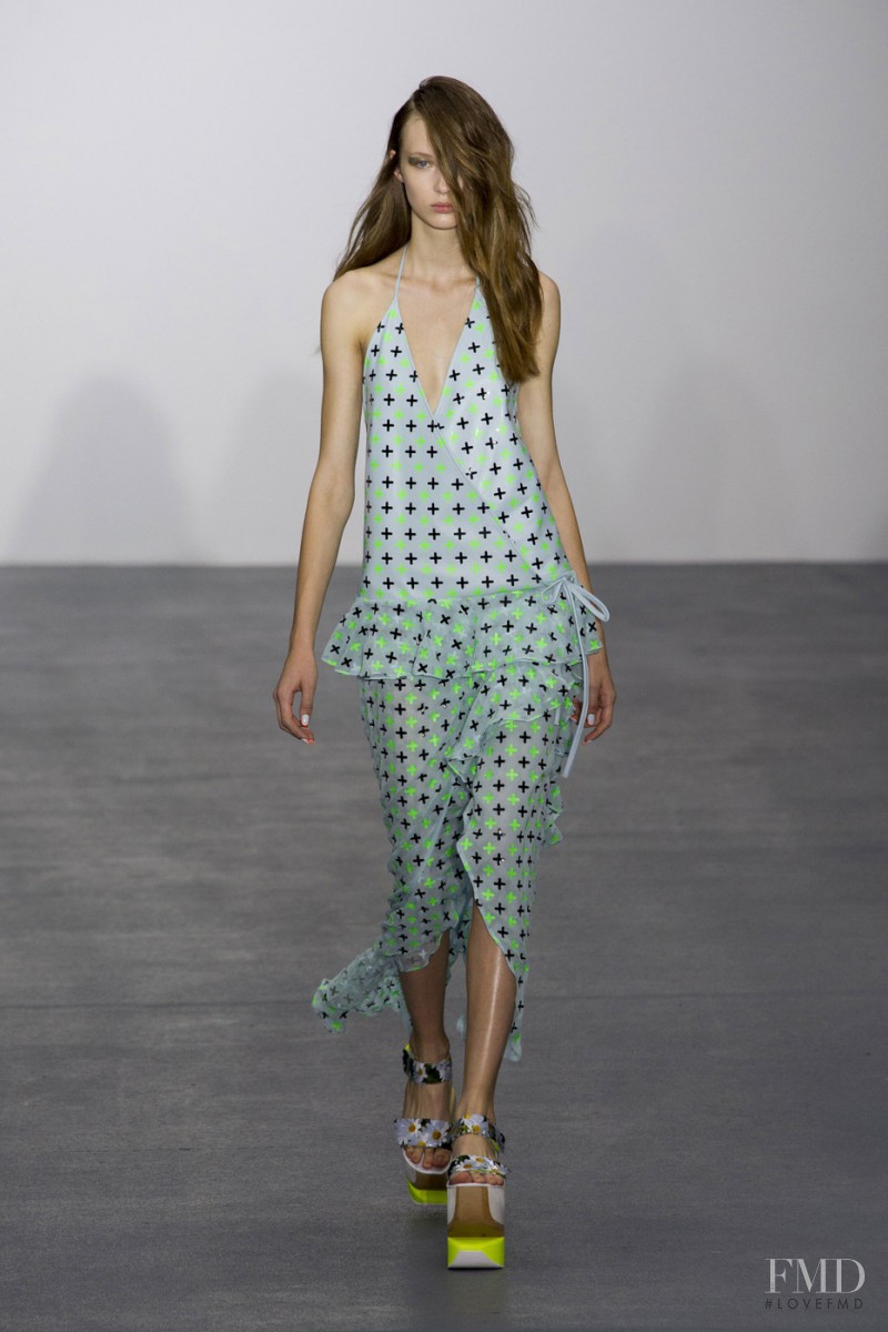 Ala Sekula featured in  the Fyodor Golan fashion show for Spring/Summer 2016