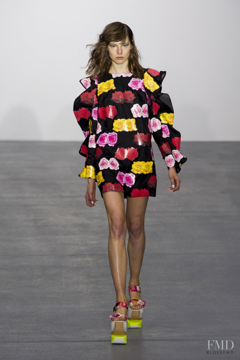 Tess Angel featured in  the Fyodor Golan fashion show for Spring/Summer 2016