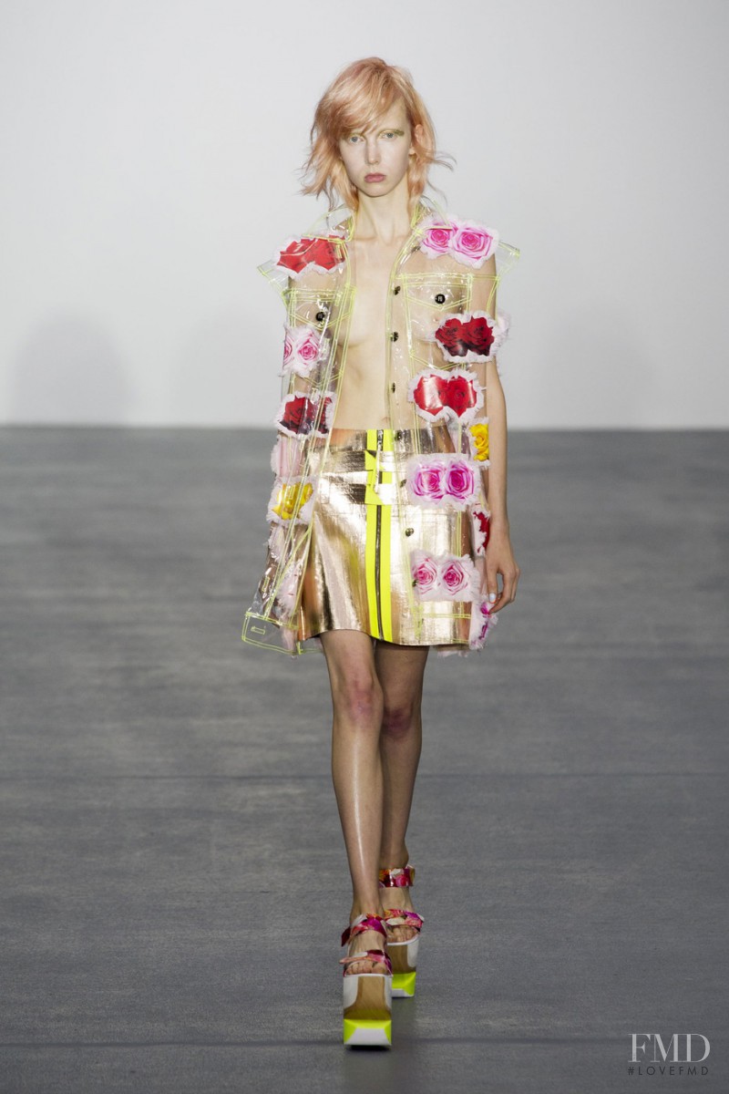 Cheyenne Keuben featured in  the Fyodor Golan fashion show for Spring/Summer 2016