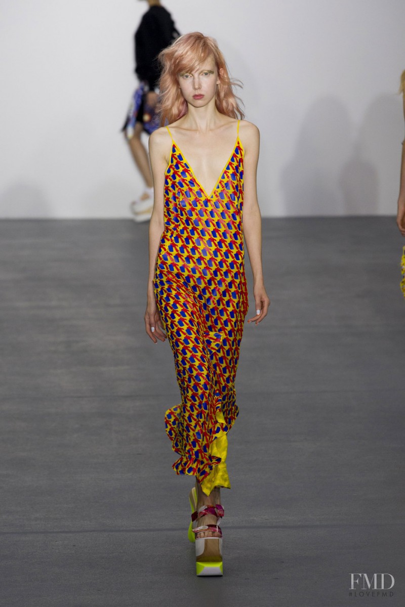 Cheyenne Keuben featured in  the Fyodor Golan fashion show for Spring/Summer 2016