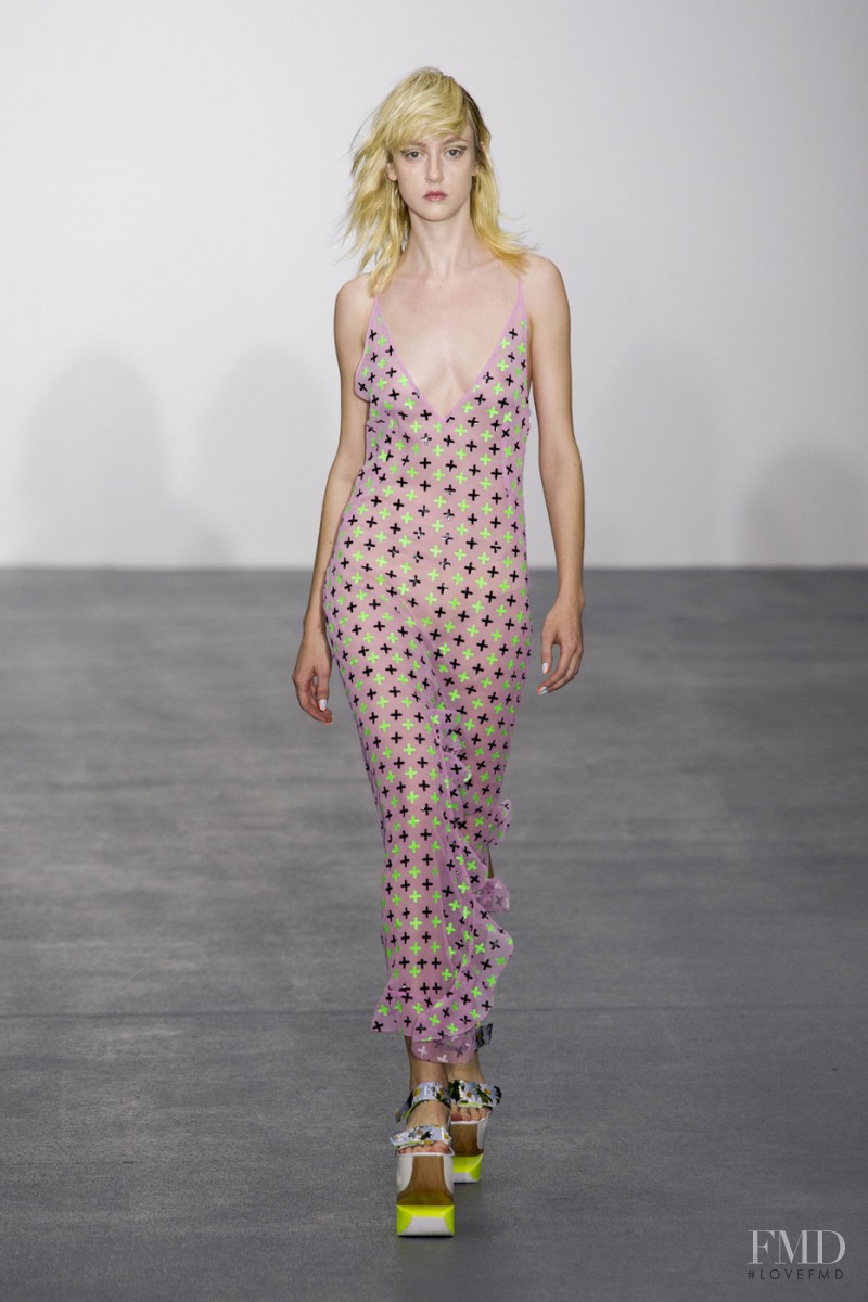 Harleth Kuusik featured in  the Fyodor Golan fashion show for Spring/Summer 2016