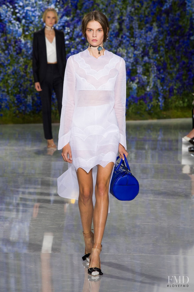 Angel Rutledge featured in  the Christian Dior fashion show for Spring/Summer 2016