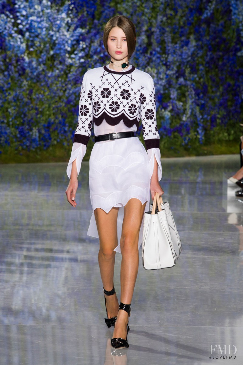 Victoria Kosenkova featured in  the Christian Dior fashion show for Spring/Summer 2016