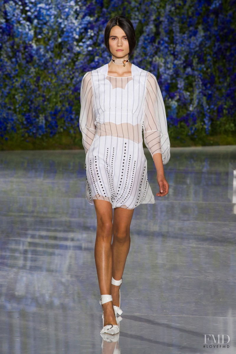 Rachel Finninger featured in  the Christian Dior fashion show for Spring/Summer 2016
