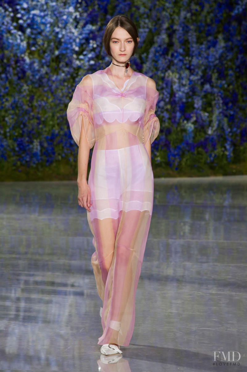 Kasia Jujeczka featured in  the Christian Dior fashion show for Spring/Summer 2016