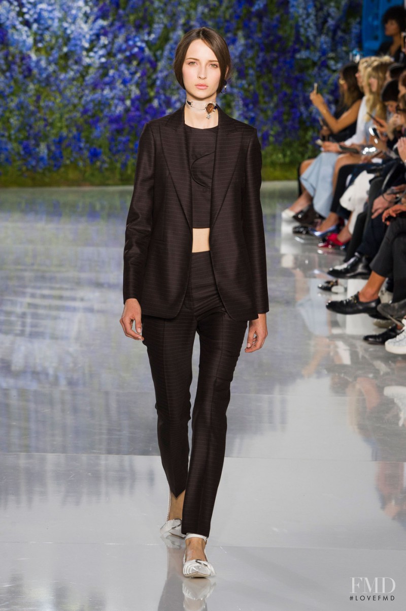 Waleska Gorczevski featured in  the Christian Dior fashion show for Spring/Summer 2016