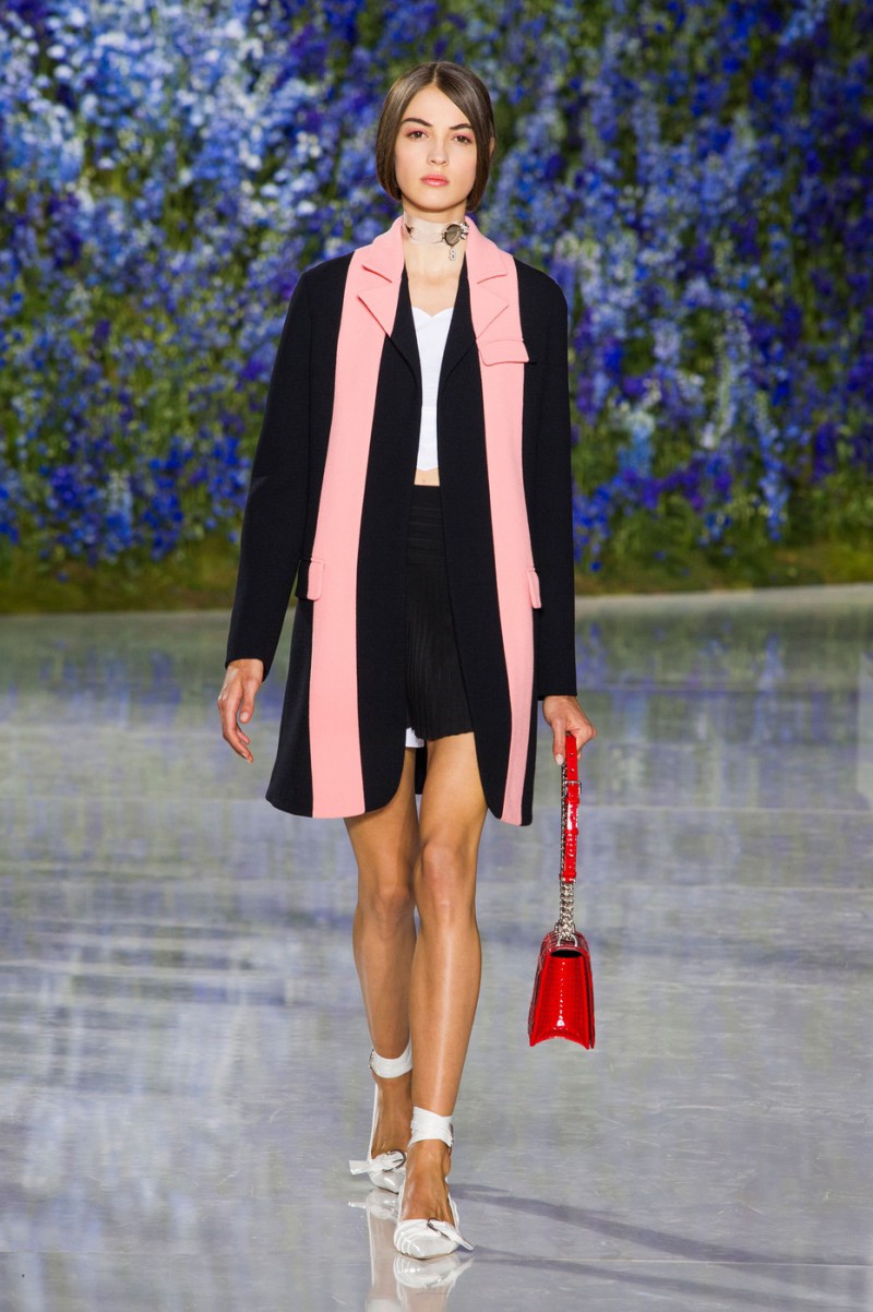 Camille Hurel featured in  the Christian Dior fashion show for Spring/Summer 2016