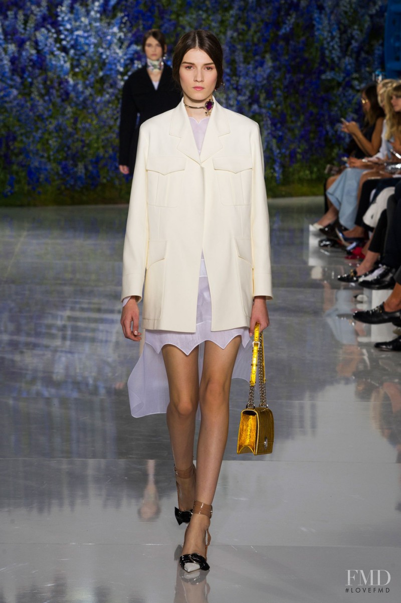 Irina Djuranovic featured in  the Christian Dior fashion show for Spring/Summer 2016