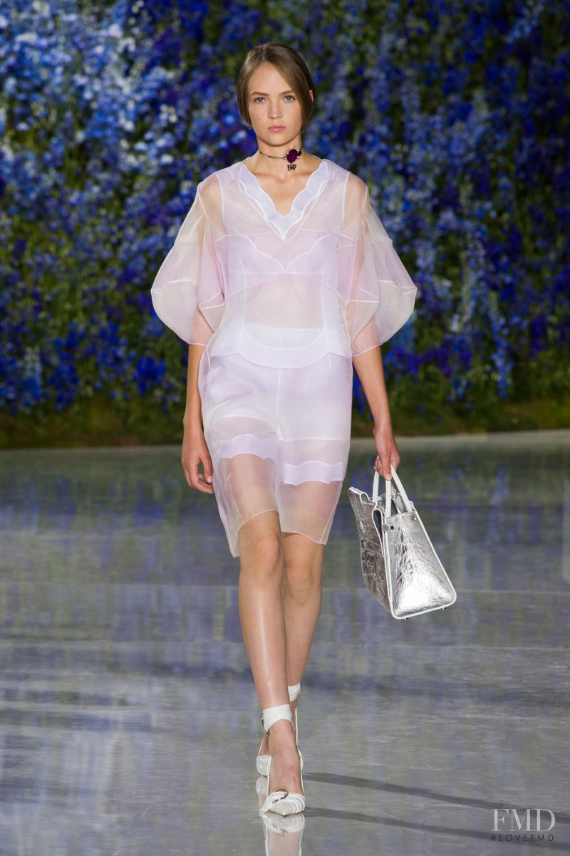 Adrienne Juliger featured in  the Christian Dior fashion show for Spring/Summer 2016
