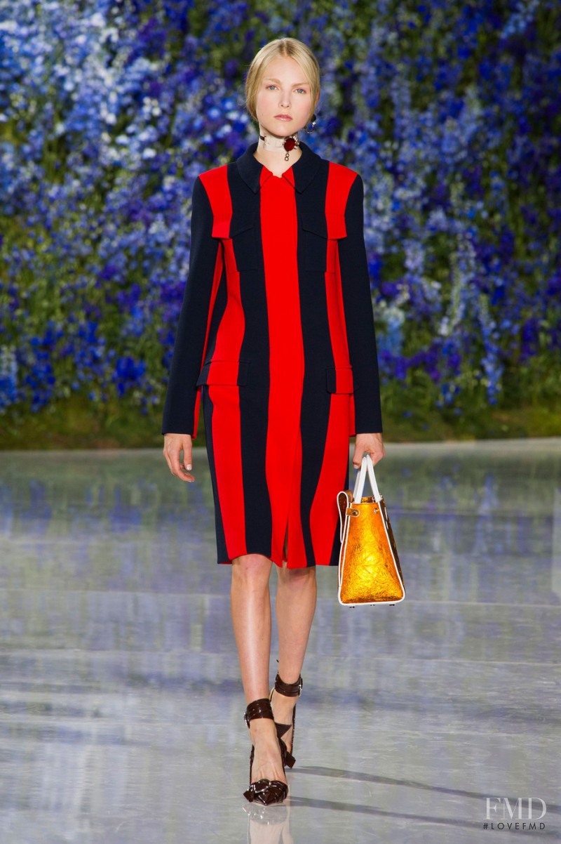 Kirin Dejonckheere featured in  the Christian Dior fashion show for Spring/Summer 2016