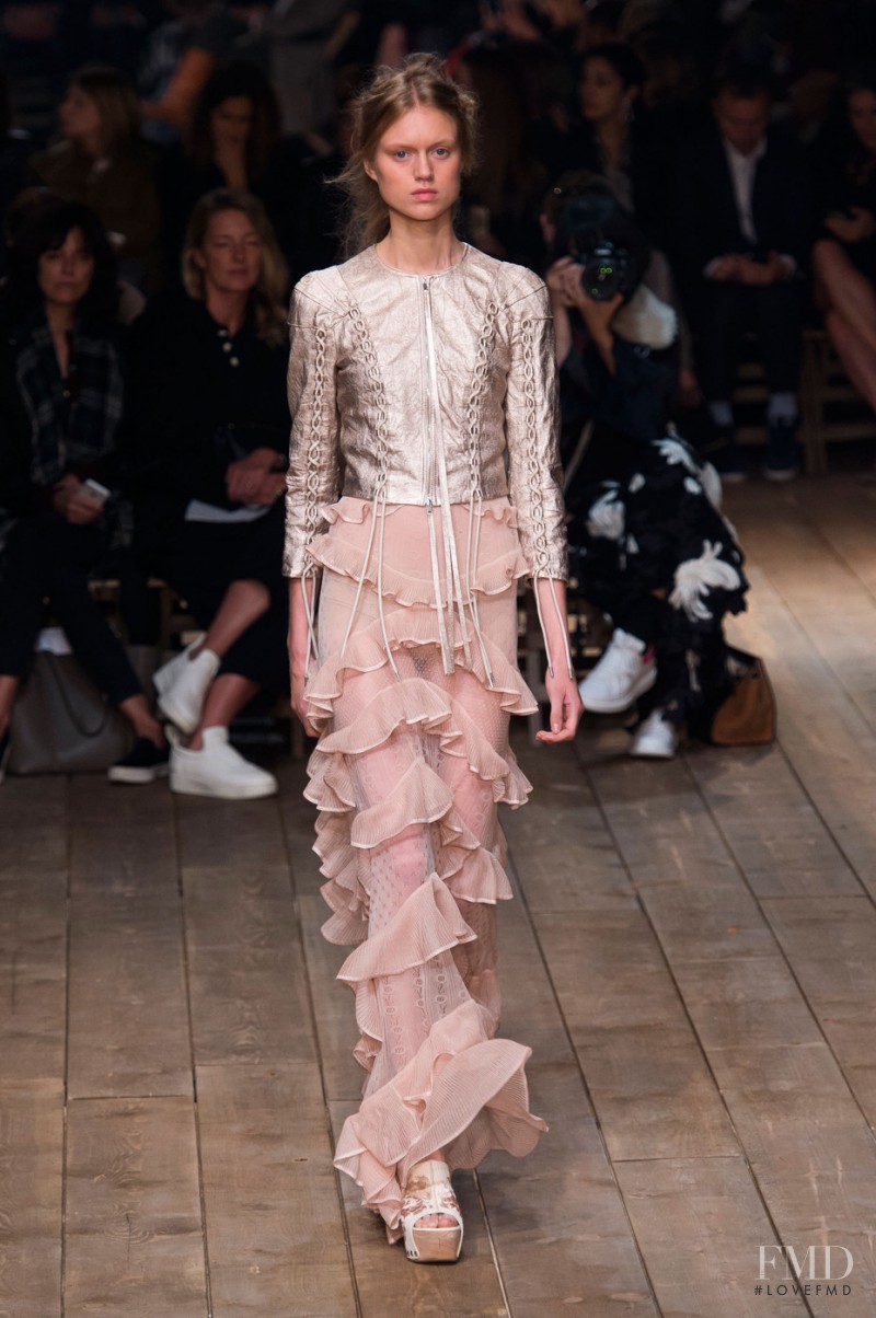 Alexander McQueen fashion show for Spring/Summer 2016