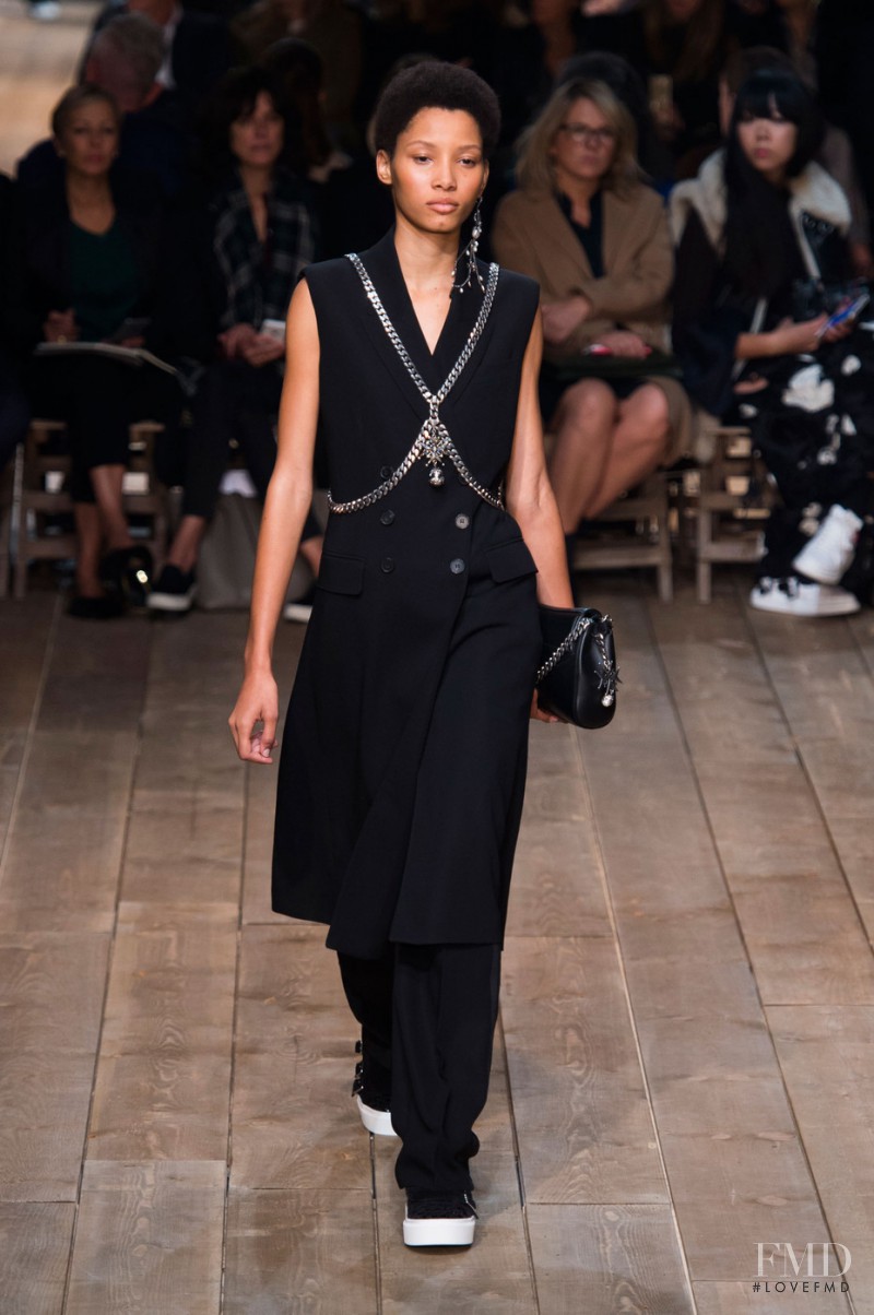 Lineisy Montero featured in  the Alexander McQueen fashion show for Spring/Summer 2016