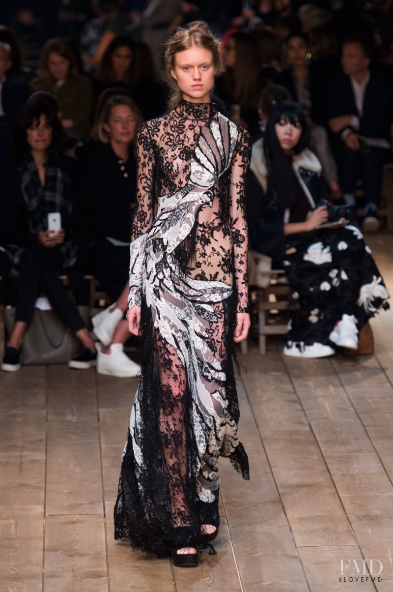 Alexander McQueen fashion show for Spring/Summer 2016