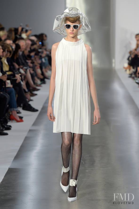Lia Pavlova featured in  the Maison Martin Margiela Défilé fashion show for Spring/Summer 2016