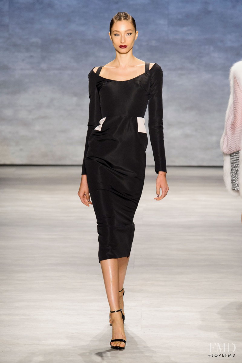 Iryna Lysogor featured in  the Bibhu Mohapatra fashion show for Spring/Summer 2015