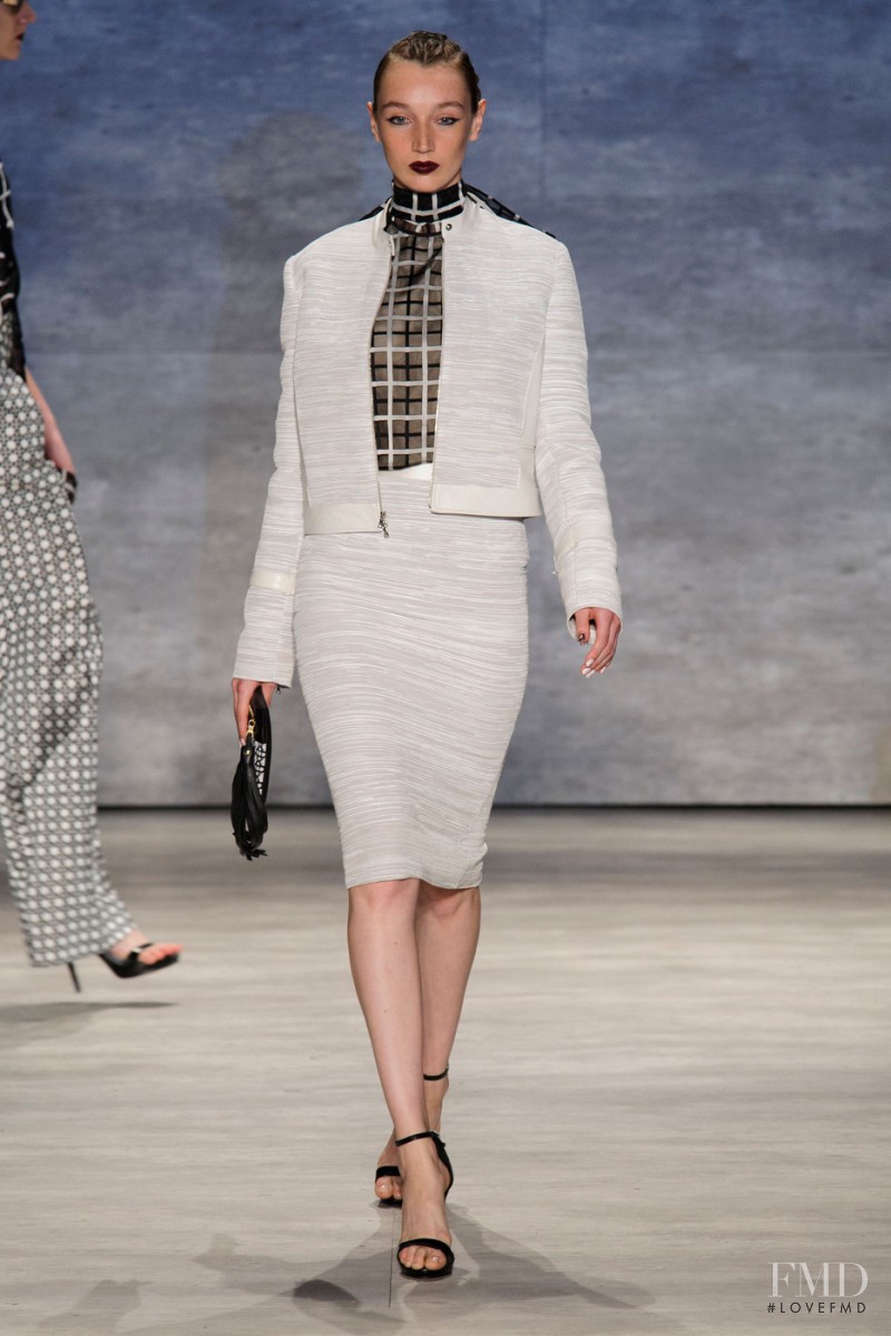 Ali Walsh featured in  the Bibhu Mohapatra fashion show for Spring/Summer 2015