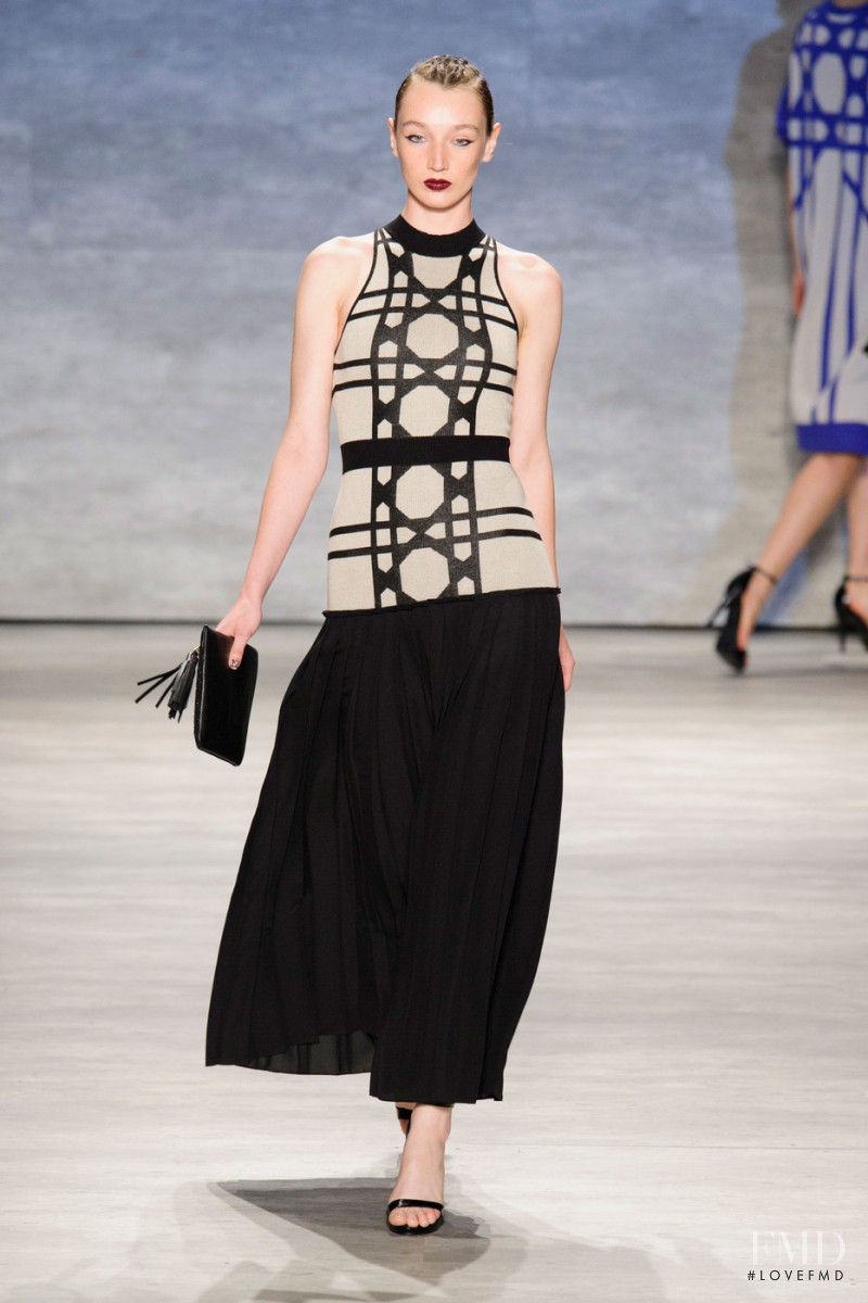 Ali Walsh featured in  the Bibhu Mohapatra fashion show for Spring/Summer 2015