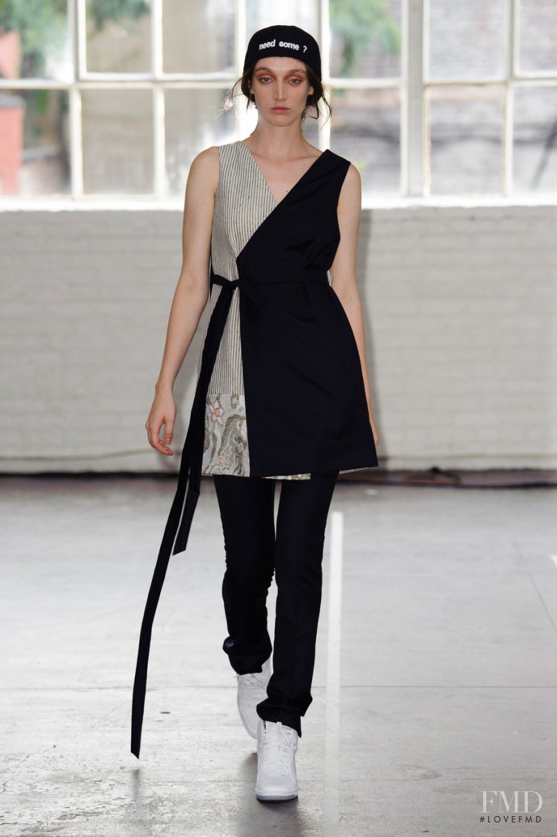 Ali Walsh featured in  the Antonio Azzuolo fashion show for Spring/Summer 2015
