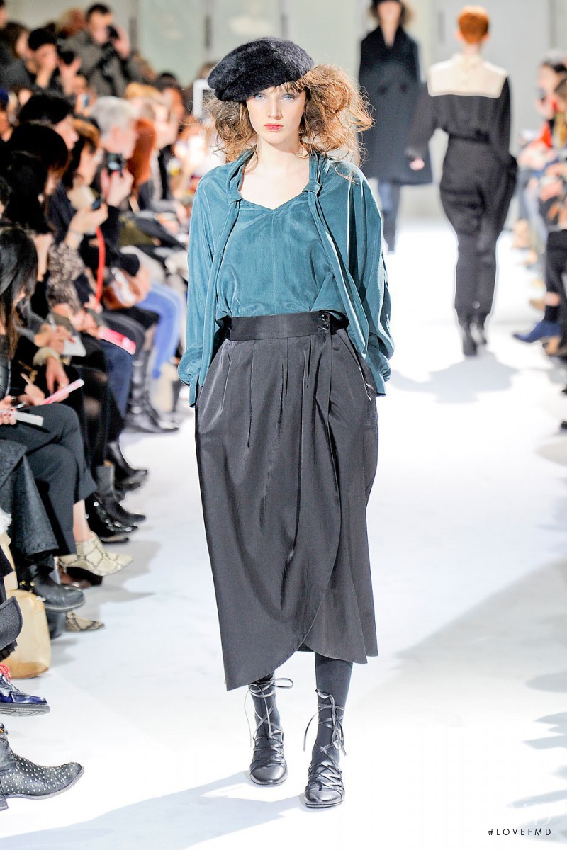 Ali Walsh featured in  the LIMI Feu fashion show for Autumn/Winter 2012