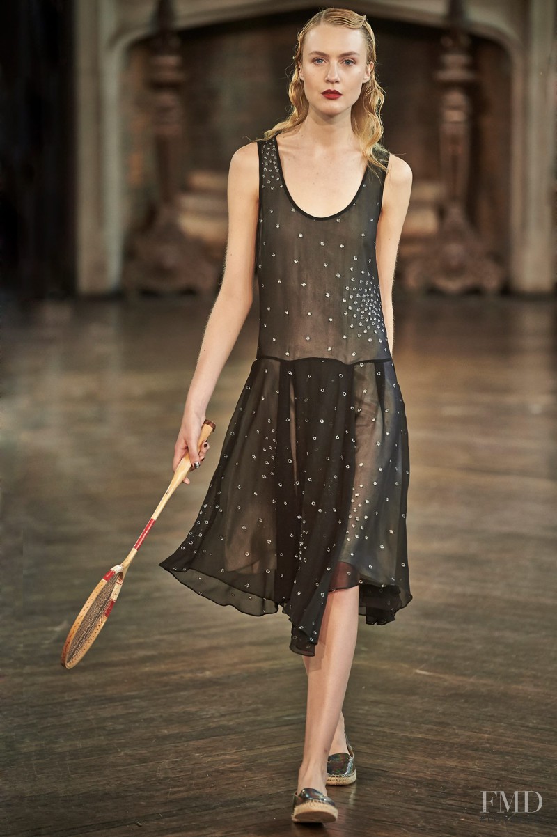 Caroline Mathis featured in  the A Moi fashion show for Spring/Summer 2015