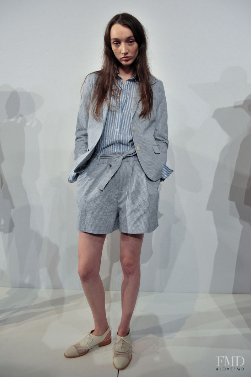 Ali Walsh featured in  the Steven Alan fashion show for Spring/Summer 2014