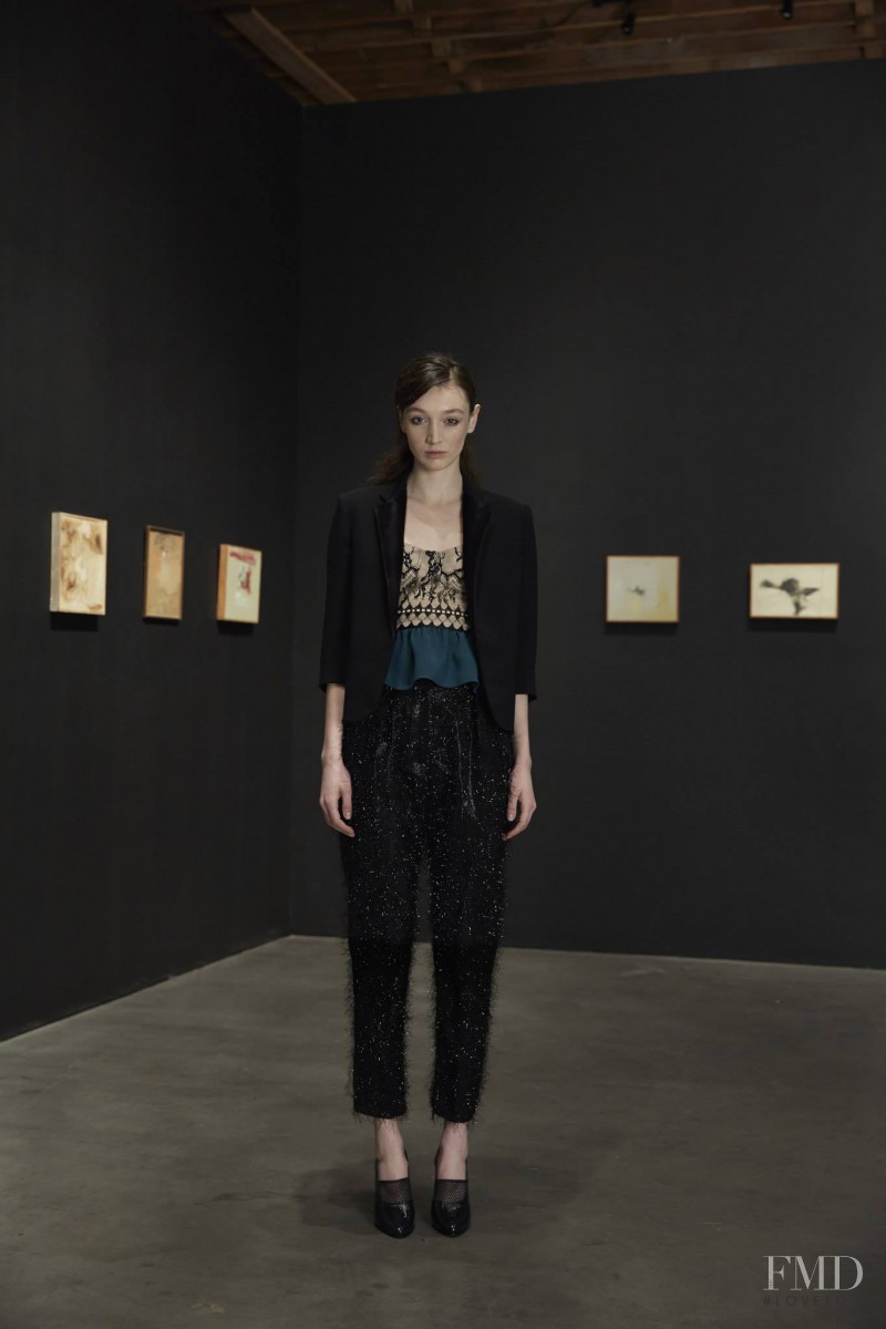 Ali Walsh featured in  the Rachel Comey fashion show for Autumn/Winter 2014