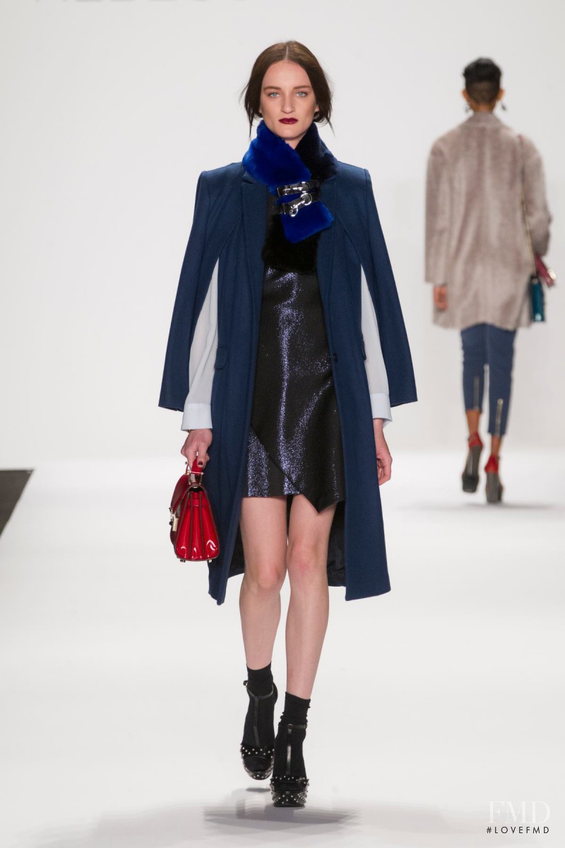 Marina Heiden featured in  the Rebecca Minkoff fashion show for Autumn/Winter 2014