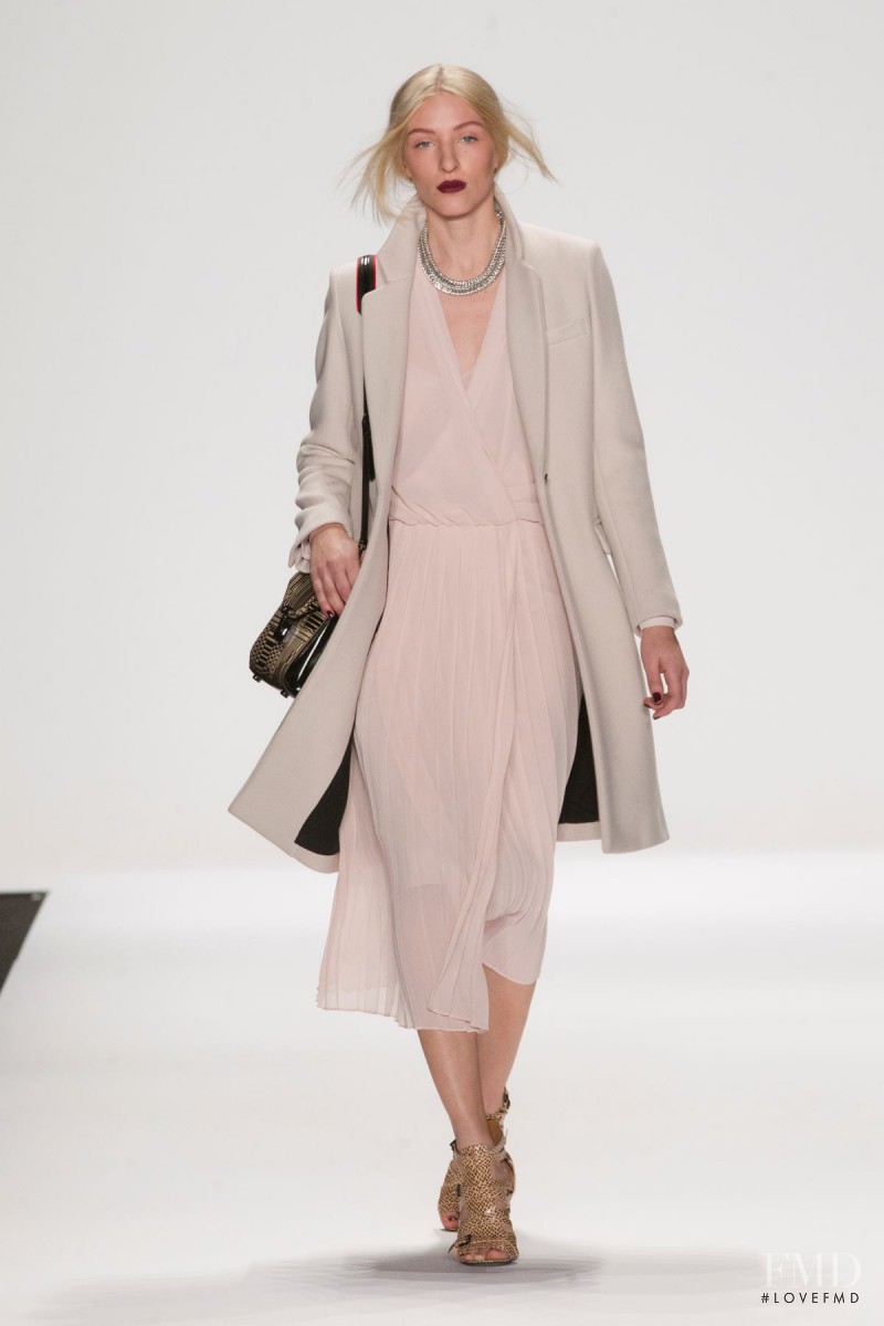 Maggie Maurer featured in  the Rebecca Minkoff fashion show for Autumn/Winter 2014