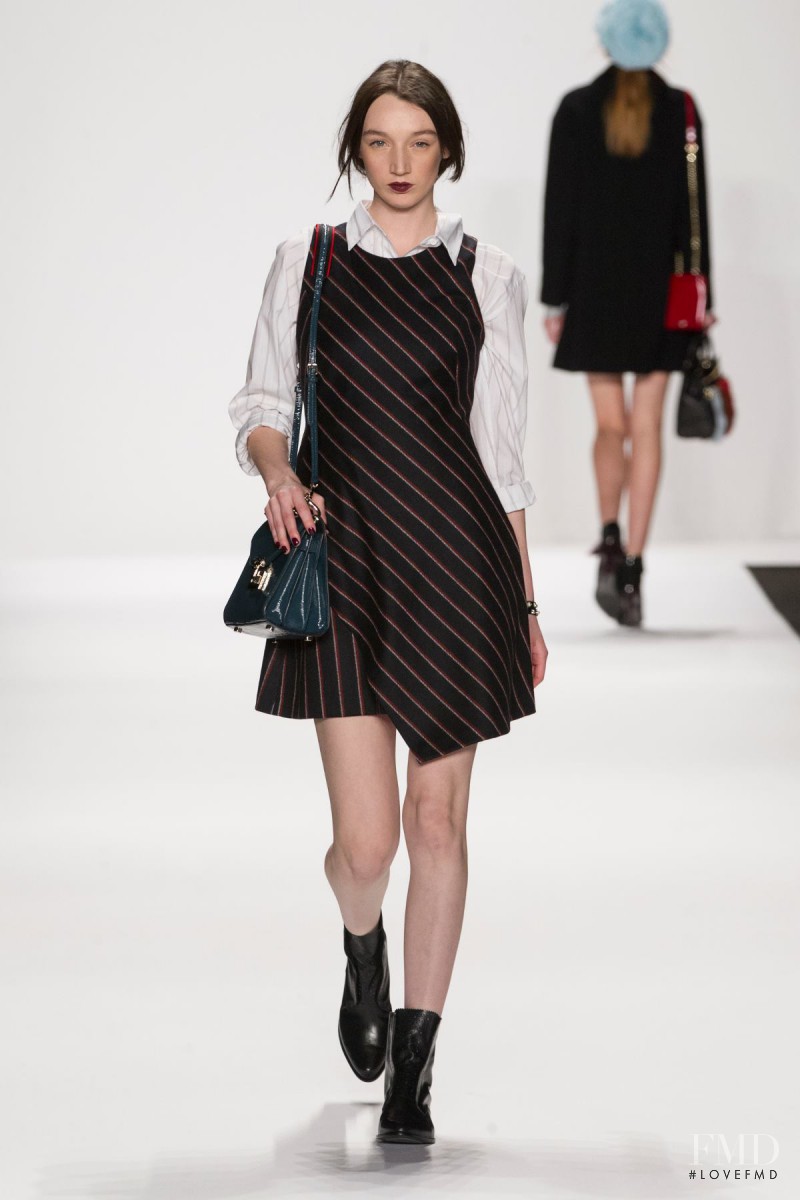 Ali Walsh featured in  the Rebecca Minkoff fashion show for Autumn/Winter 2014