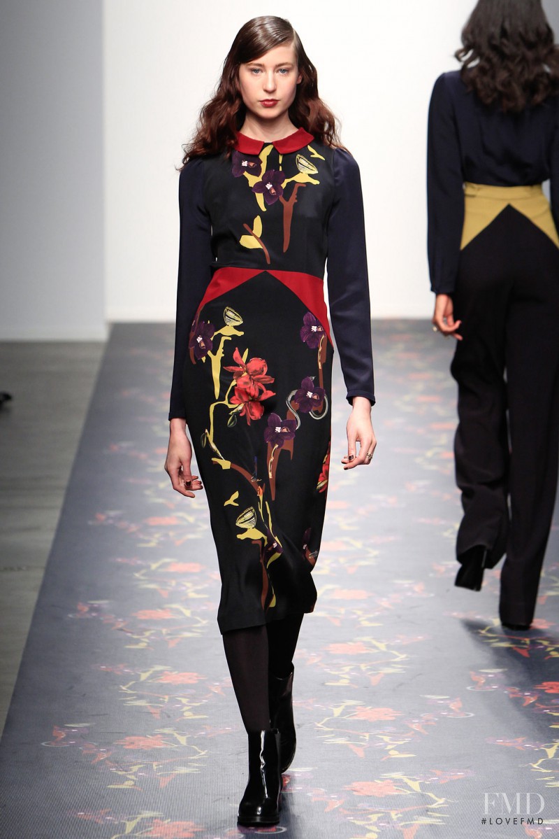 Alexandra Costin featured in  the Giulietta fashion show for Autumn/Winter 2014