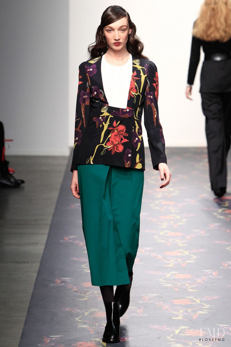 Ali Walsh featured in  the Giulietta fashion show for Autumn/Winter 2014