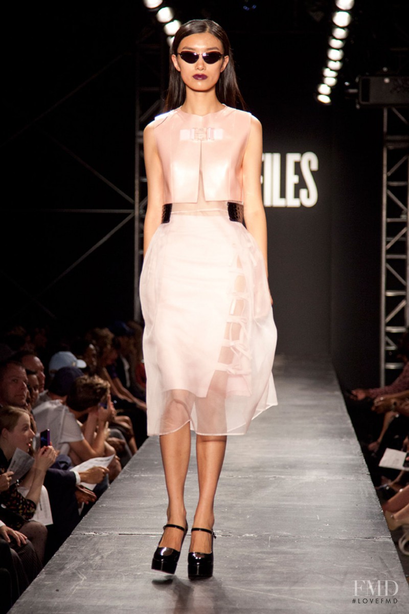 Meng Die Hou featured in  the VFiles fashion show for Spring/Summer 2014