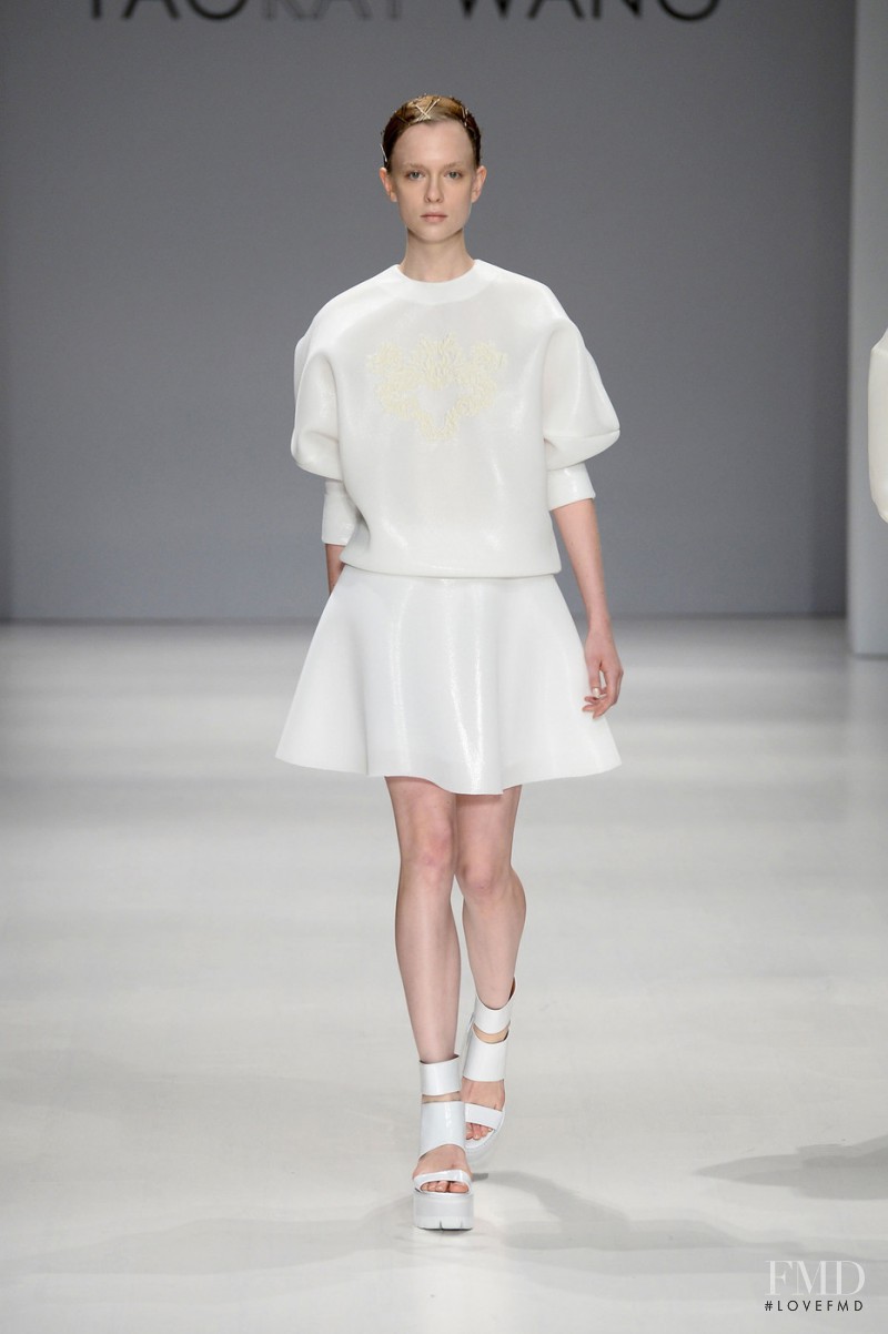 Alisha Judge featured in  the Taoray Wang fashion show for Spring/Summer 2015