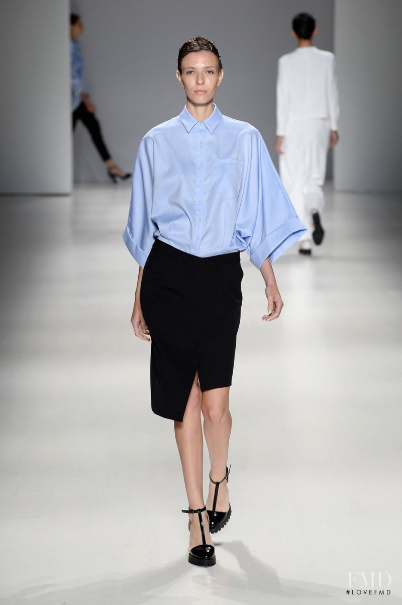 Larissa Mascarenhas featured in  the Taoray Wang fashion show for Spring/Summer 2015