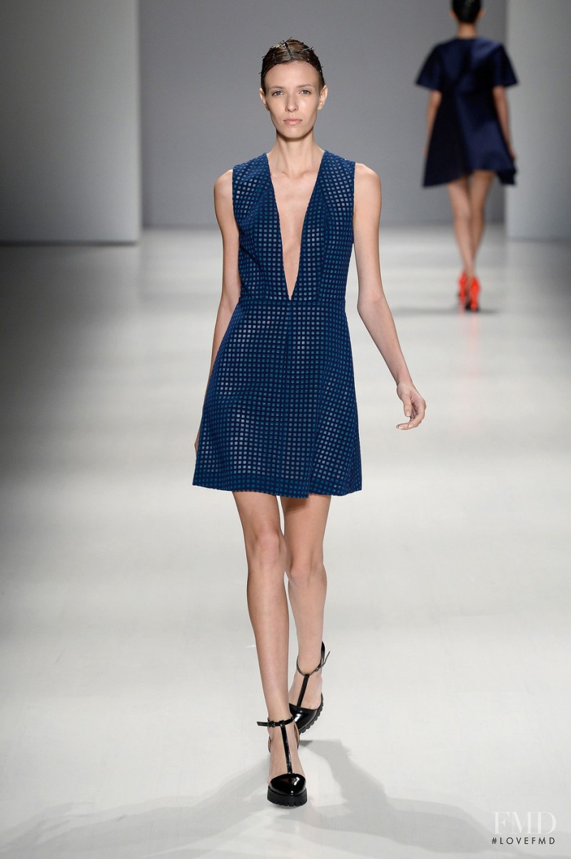 Larissa Mascarenhas featured in  the Taoray Wang fashion show for Spring/Summer 2015