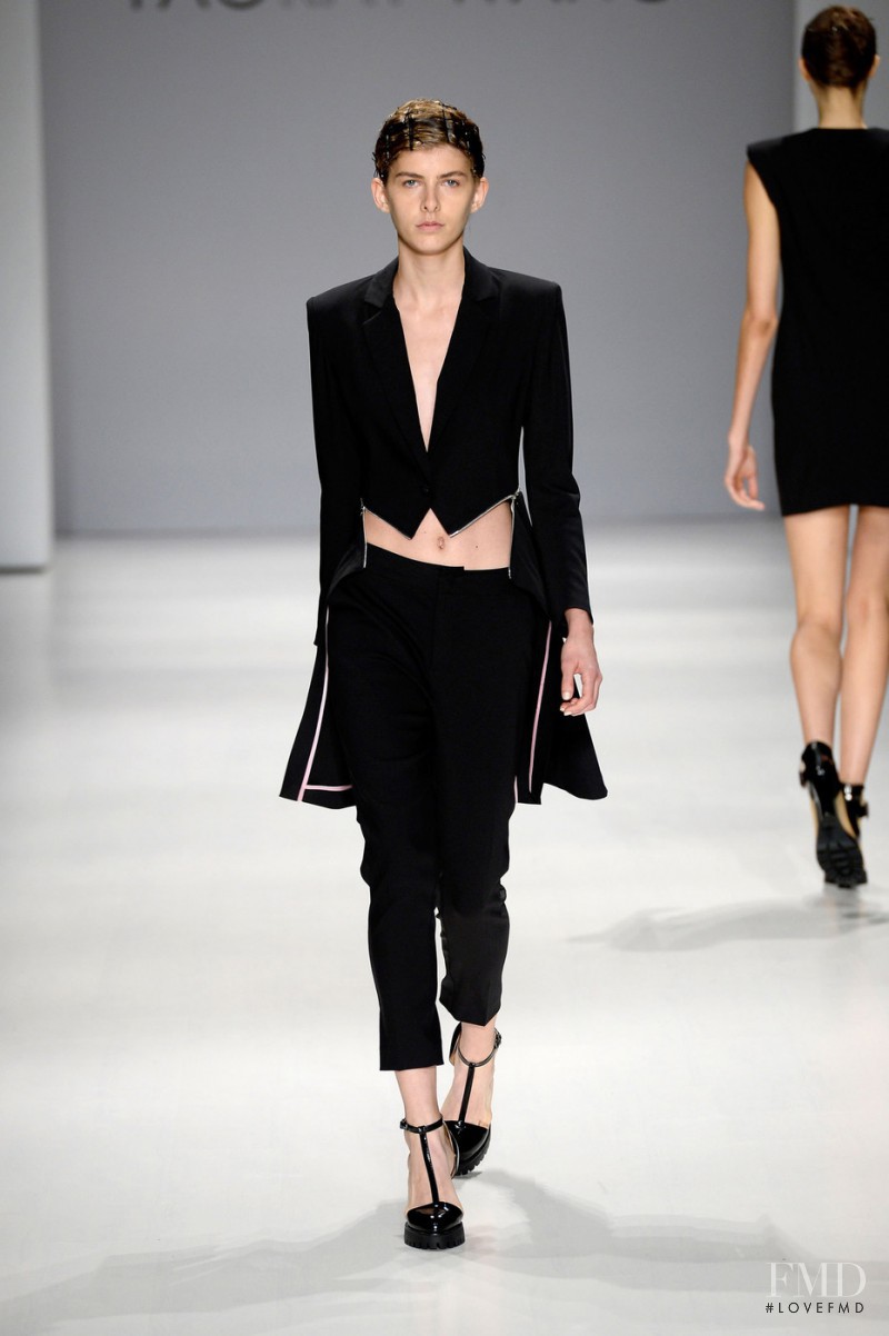 Kristina Andrejevic featured in  the Taoray Wang fashion show for Spring/Summer 2015