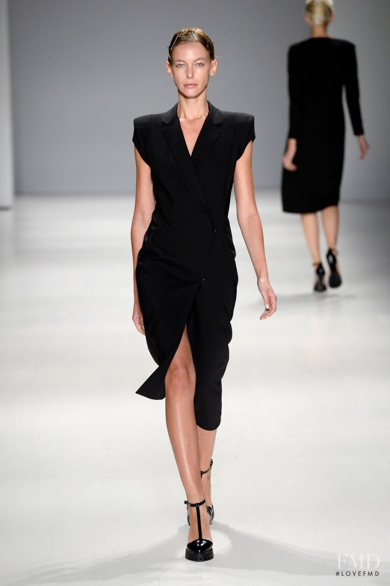 Iryna Lysogor featured in  the Taoray Wang fashion show for Spring/Summer 2015