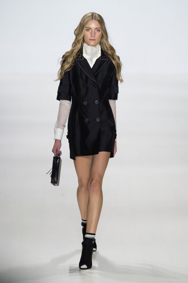 Leandra Martin featured in  the Zang Toi fashion show for Spring/Summer 2015