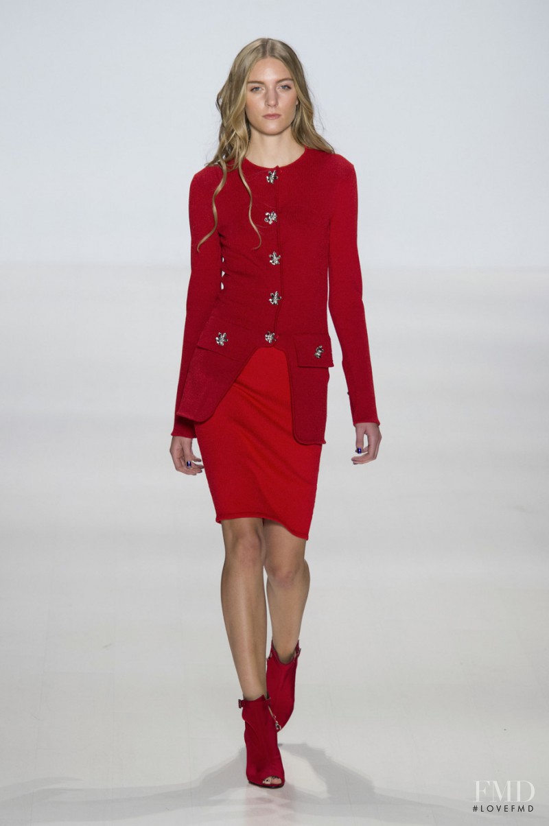 Leandra Martin featured in  the Zang Toi fashion show for Spring/Summer 2015