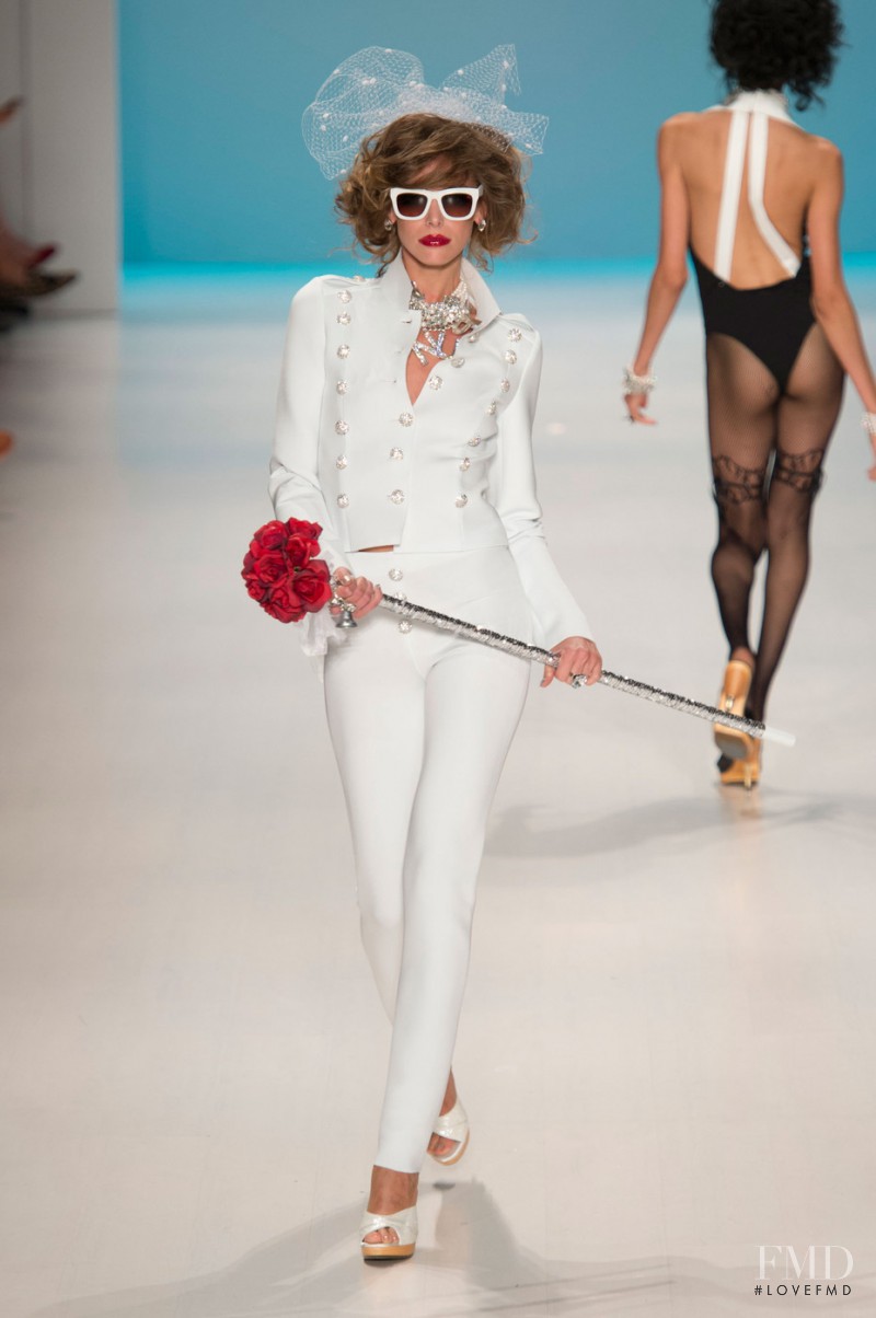 Iryna Lysogor featured in  the Betsey Johnson fashion show for Spring/Summer 2015